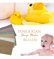 12’li Müslin Yenidoğan Bebek Banyo Lif ve Kurulama Mendil Seti Bebek Banyosu ve Anne Bakım Mendilleri Bebek Banyo Takımları Bebek Lif ve Kurulama Bezi Seti (Çok Renkli)