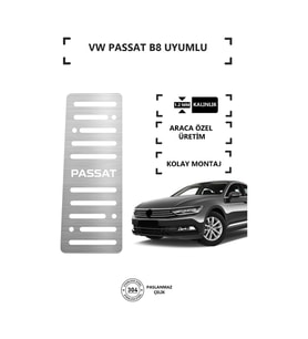 Volkswagen Passat B8 Ayak Dinlendirme Pedalı Krom Ayak Dayama Pedalı