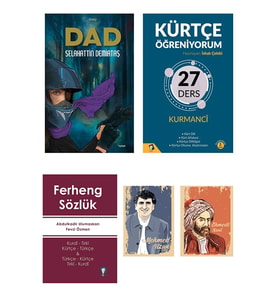 Selahattin Demirtaş Kitapları - Dad - Kürtçe Öğrenme Seti - Kürtçe Sözlük - not defteri (Renksiz)