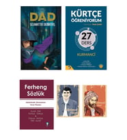 Selahattin Demirtaş Kitapları - Dad - Kürtçe Öğrenme Seti - Kürtçe Sözlük - not defteri (Renksiz)