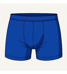 Looksense Erkek Dude İnce Bel Lastikli Likralı Boxer 1200 (SAKS MAVI)