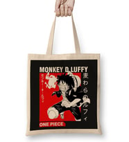 One Piece Monkey D Luffy 05 Bez Çanta Uzun Saplı