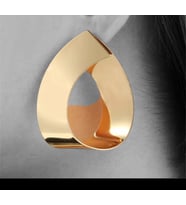Damla Form Celik Kupe (Gold)