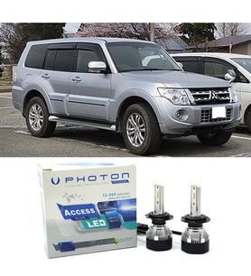 Mitsubishi Pajero Led Xenon Uzun + Kısa Far Ampulü H4 Access Yeni Seri Beyaz
