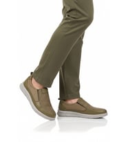 Ayakmod Premium Haki Hakiki Deri Anatomik Erkek Casual Ayakkabı 3704 M
