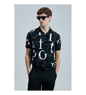 Lufian Dıamond Smart Siyah Erkek T-Shirt 111040219