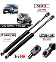 Ford Transit V.184 Arka Bagaj Amortisörü