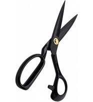 Profesyonel Terzi Makası, Ergonomik 4 Parmak Sap, Yüksek Mangan Çelik, Kumaş Makası, Ultra Keskin, Hassas Kesim, Darbeye Dayanıklı, Üst Kalite, Kaplamalı Dikiş Makası (10")