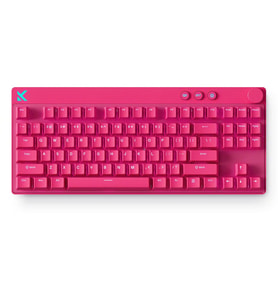 MCHOSE Mix 87 Rose Red %80 Apollo Manyetik Switch 8K Hz Hall Effect RGB Hotswap Mekanik Gaming Klavye (MC-Mix87-5)