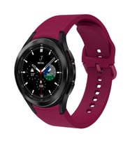 Samsung Galaxy Watch 4 40mm Uyumlu Kordon Silikon Spor Görünümlü Esnek Yumuşak KRD-50 Kayış