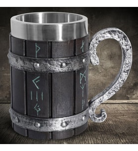 Fıçı Viking Thrones Tasarım Paslanmaz Çay Kahve Kupa Bardak