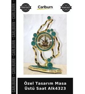 Özel Üretim Dekoratif Ofis Hediye Modern Aksesuar Özel Tasarım Masa Üstü Saat Alk4323