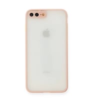 Apple iPhone 7 Plus Kılıf Montreal Silikon Kapak - Pembe