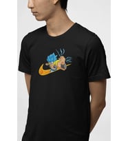Dragon Ball Goku Minimal Logo Tişört (Siyah)