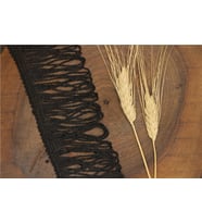 Saçak Şerit 7 cm - 25 mt Siyah