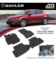 Seat Leon Havuzlu Paspas 4,5D Sahler 2013 Sonrası