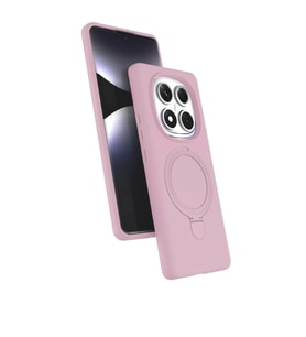 Newface Xiaomi Redmi Note 14 Pro 4G Regal Magsafe Standlı Kapak - Açık Pembe