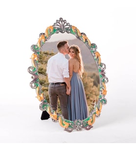 Swarovski Taşlı Fotoğraf Çerçevesi (15x21cm)