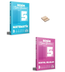 5. Sınıf Benim Soru Bankam Matematik ve Sosyal Bilgiler + Telefon Standı