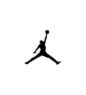 Miyrem Sticker Serisi Air Jordan Amblem Sticker (Siyah)
