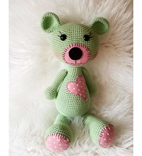 Ayıcık Bombo Amigurumi Organik Oyuncak