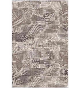 Eliana Home Baskılı, Yıkanabilir Kaymaz Taban Salon Halısı LNA0613 100x150 cm (Kahverengi)