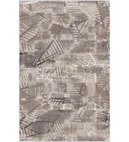 Eliana Home Baskılı, Yıkanabilir Kaymaz Taban Salon Halısı LNA0613 100x150 cm (Kahverengi)