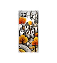 PrintiFy Oppo A73 ile Uyumlu Düşlerin Dansı Serisi Göçebe Şatolar Tasarımlı Uv Baskılı Köşe Korumalı Antişok Kılıf