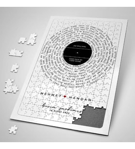 İkimizin Şarkısı Romantik 240 Parça Kişiye Özel Puzzle Yapboz