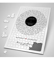 İkimizin Şarkısı Romantik 240 Parça Kişiye Özel Puzzle Yapboz