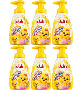 Dalin Köpük Sabun 200 ML Renk Değiştiren (Çocuklar İçin) (6 Lı Set)
