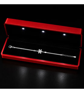 925 Ayar Gümüş Minik Kar Tanesi Bileklik (Standart)