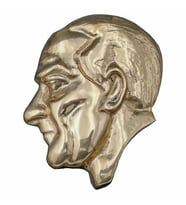 PiMarks Pirinç Döküm Atatürk Silueti  -I