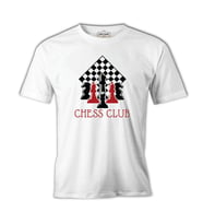 Satranç - Kulüp Beyaz Erkek Tshirt