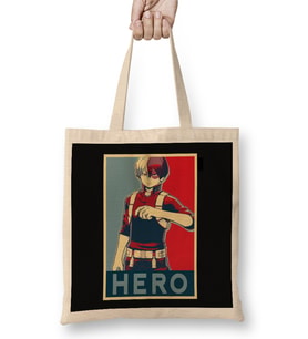 Shoto Todoroki Manga Bez Çanta Uzun Saplı