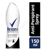 Rexona Kadın Invisible Black White Anti-Perspirant Deo 150 Ml X 2 Adet