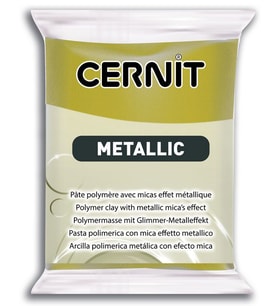 Cernit Metallic Polimer Kil 56 gr 055 ANTIQUE GOLD 