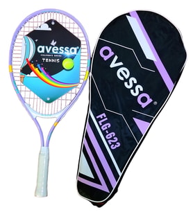 Avessa Flg-623L Tek Parça Ahtapot Desenli Tenis Raket Set Lila