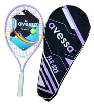 Avessa Flg-623L Tek Parça Ahtapot Desenli Tenis Raket Set Lila