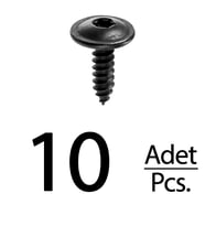 Volkswagen Golf Passat Beetle Cabrio Torx (Tork) için Davlumbaz Vida - 10 Adet