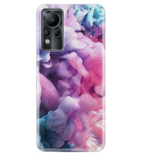 INFINIX Note 11 Pro Note 10 Hot 9 Play Kılıf Desemli Silikon Pink Cloud 1305
