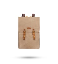Design 02 15.6 Inch Kanvas - Hakiki Deri Laptop Sırt Çantası
