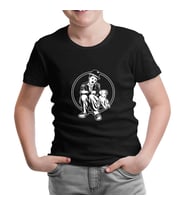 Charlie Chaplin - Köpeğin Hayatı Siyah Çocuk Tshirt