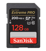 SanDisk 128GB Extreme PRO UHS-I SDXC 200MB/s V30 Hafıza Kartı
