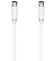 Hama Sat Kablosu F Fiş - F Fiş Beyaz 5M, 90 Db