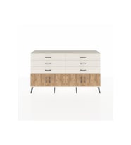 Arges Konsol 2 Raflı 6 Çekmeceli 4 Kapaklı 176x30x99 Aytaşı-Çam/Aytaşı