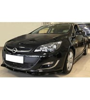 Opel Astra J Sedan Ön Lip Parlak Siyah Plastik Ön Ek Karlık 2011 ve üzeri karlık+bodykit+ek