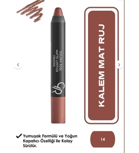 Golden Rose Matte Lipstick  Crayon No:14