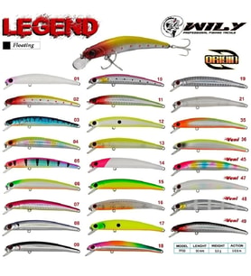 Wily Legend 9 cm Maket Balık 5.8 gr (0 - 0.6M) RENK:18