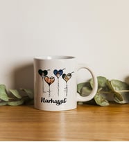 Anneye Babaanneye Anneanneye Hediyelik İsimli Fotoğraflı Kupa Bardak